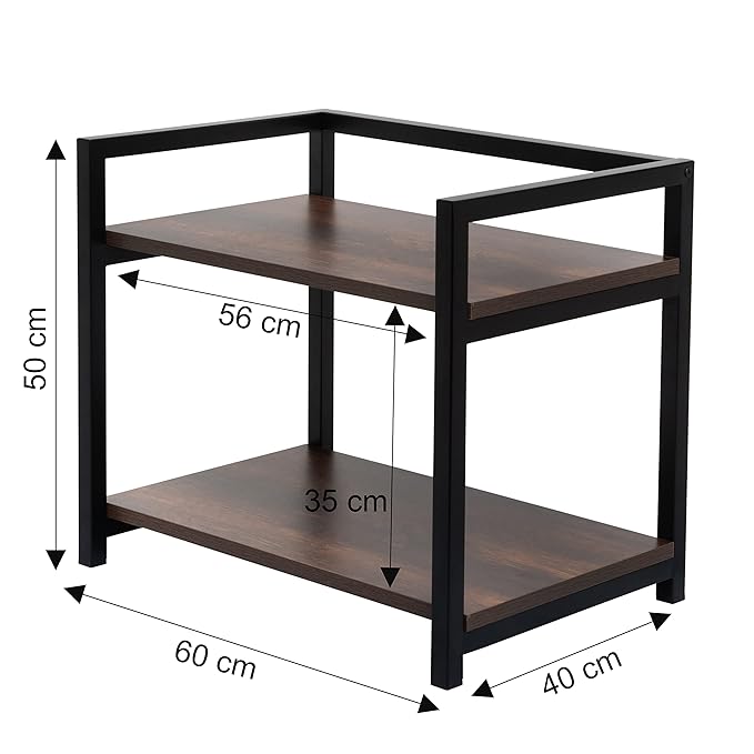 2-Layer Microwave & OTG Storage Stand